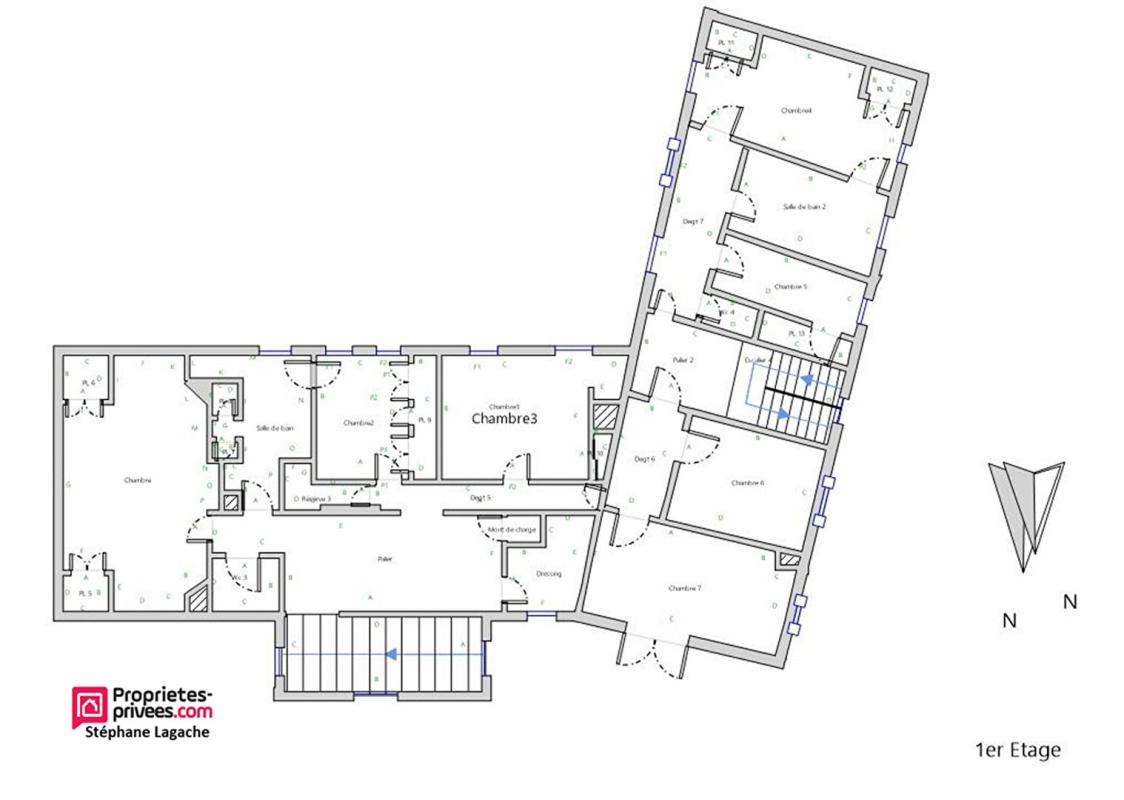 MONDICOURT Demeure de prestige Mondicourt 12 pièce(s) 532 m2 sur 8000m² 14