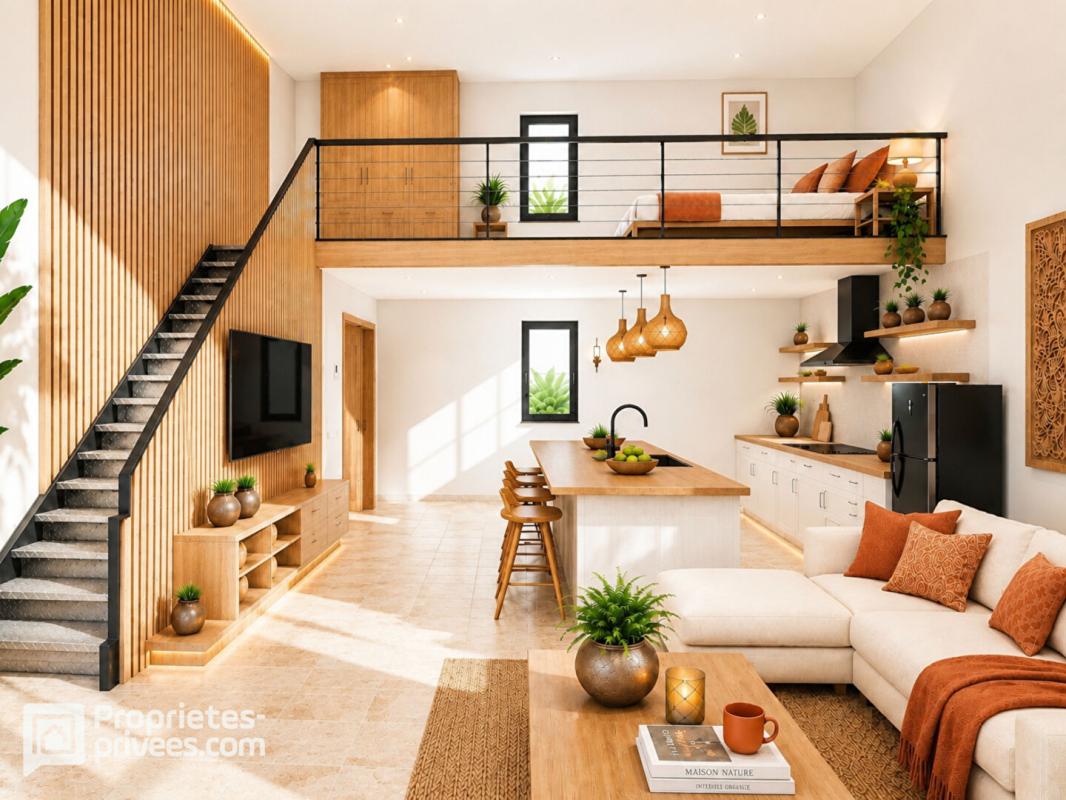 PERNES-LES-FONTAINES Maison Neuve - Style Loft - 60 m² - Jardin - 2 places de parking - Les Valayans - 210 000 Euros 1
