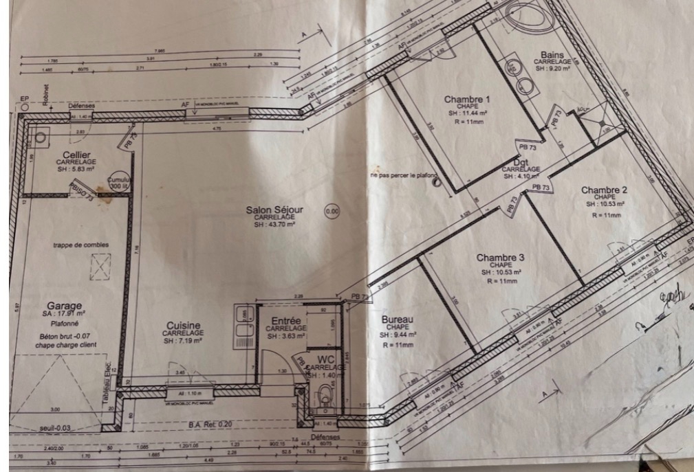 LUSIGNY Maison 4 chambres piscine et garage 7