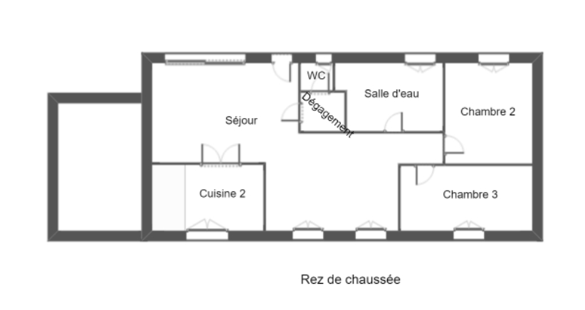 GRANVILLE Maison Granville 4 pièce(s) 114 m2 17
