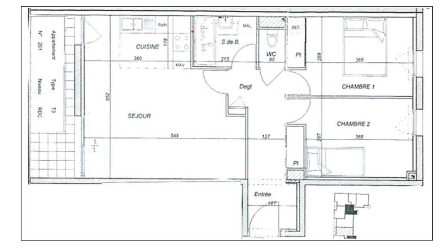 VANNES Appartement T3 de 61,70 m² avec jardin privatif, à proximité immédiate de l'étang de Tohannic · Vannes 15