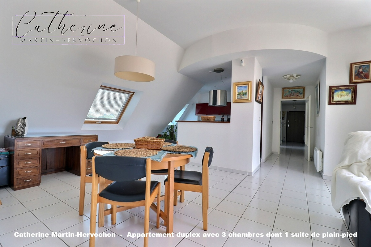 PORNICHET Appartement duplex de 109.1m2 hab / 138.85m² au sol - 3 chambres - 3 terrasses - Garage double 5