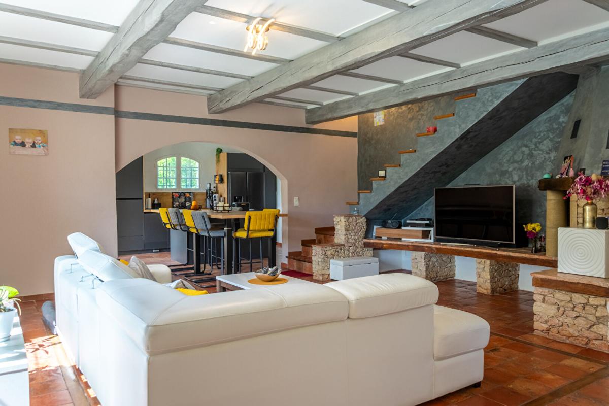 BOISSET-ET-GAUJAC Boisset-et-Gaujac - Maison en pierre 135 m² avec piscine chauffée sur environ 1 370 m² 6