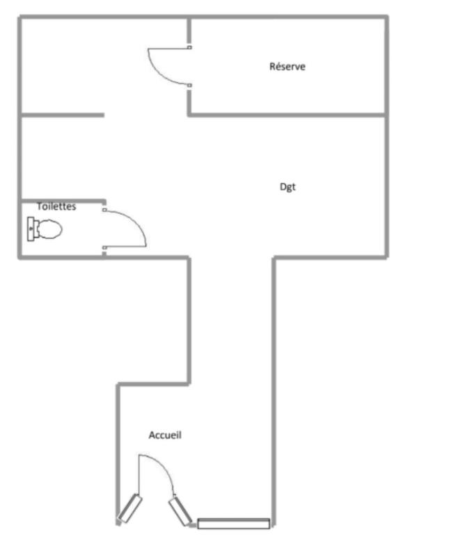 DREUX DREUX, CENTRE VILLE - LOCATION LOCAL COMMERCAIL 72 m² 8