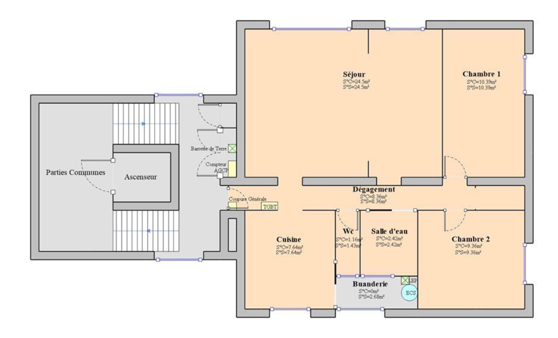 ALENCON Appartement Alencon 4 pièce(s) 63.83 m2 8