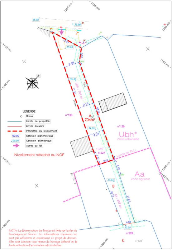 SARZEAU Terrain 1001 m² avec Permis accordé pour une maison de 120 m² 5
