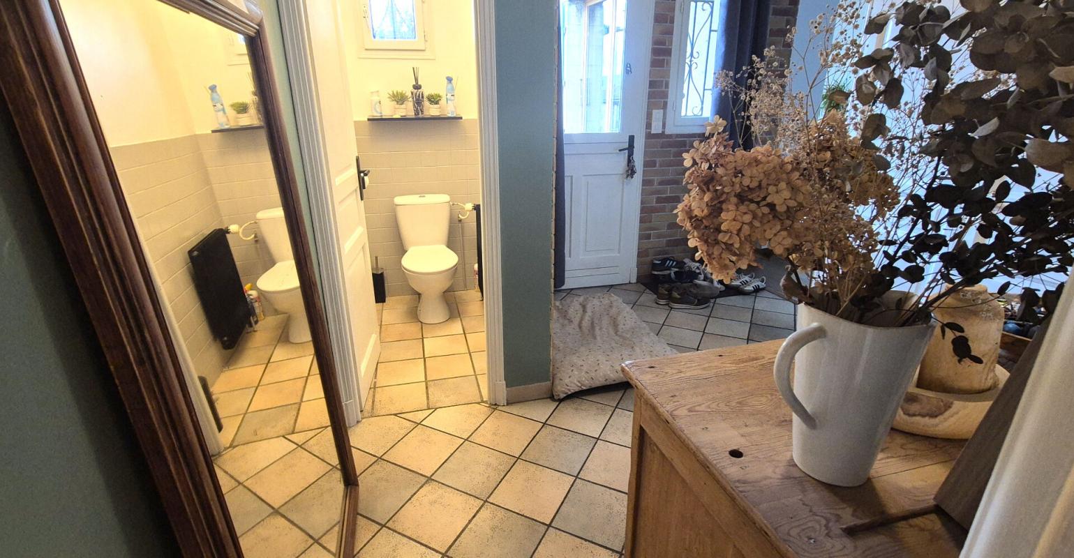 SAINT-DIZIER Belle Maison en Pierre ou de Caractère de 160 m² Entièrement Rénovée avec Cour de 140 m², Patio, Cave avec Chaufferie Gaz de 76 m², 2 Terrasses avec Barbecue, Garage avec Atelier de 45 m² et un joli Terrain Clos et joliment Arboré de 452 m² 8