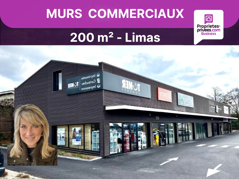 VILLEFRANCHE-SUR-SAONE Murs commerciaux  libres 200 m² -  LIMAS 1