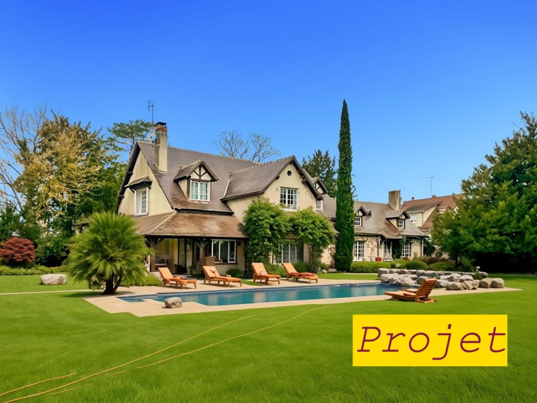 MONTGIVRAY Élégante propriété 252m2 avec parc arboré, piscine à Montgivray 2