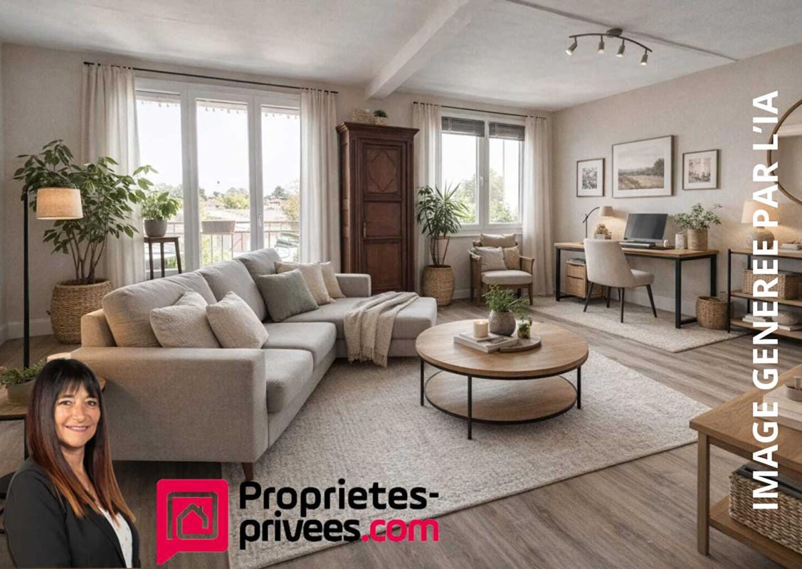 RIORGES Riorges T2 bis avec vue dégagée, balcons et garage 2