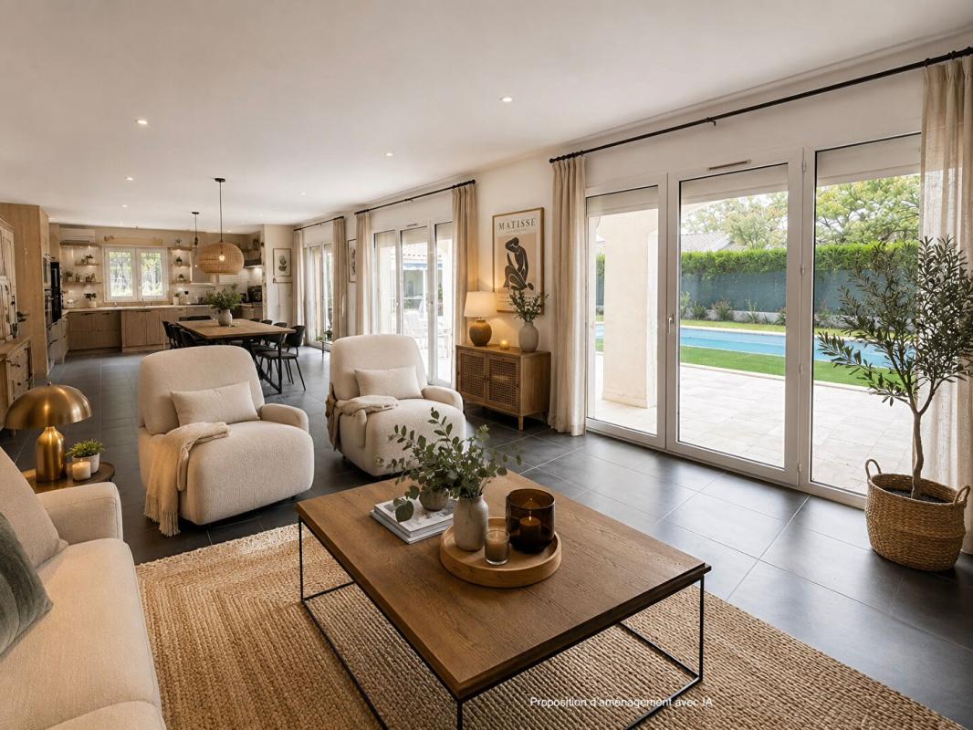 ORGON À vendre maison avec piscine sur les hauteurs d'Orgon 7