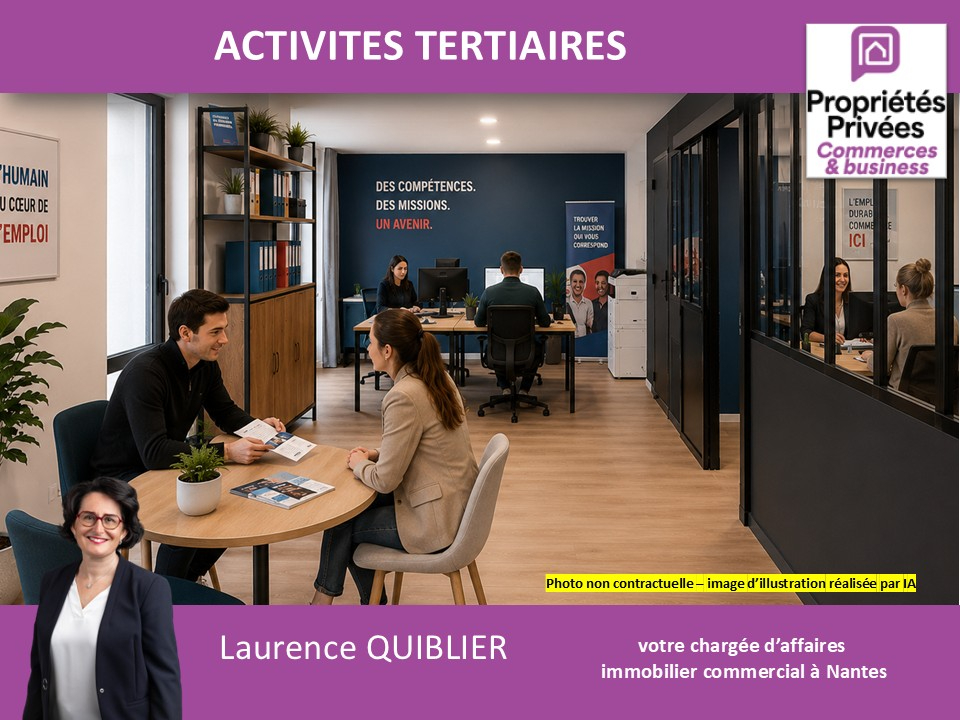 NANTES 44100 NANTES - ROUTE DE VANNES BUREAUX COMMERCIAUX 120 M² A LOUER 5
