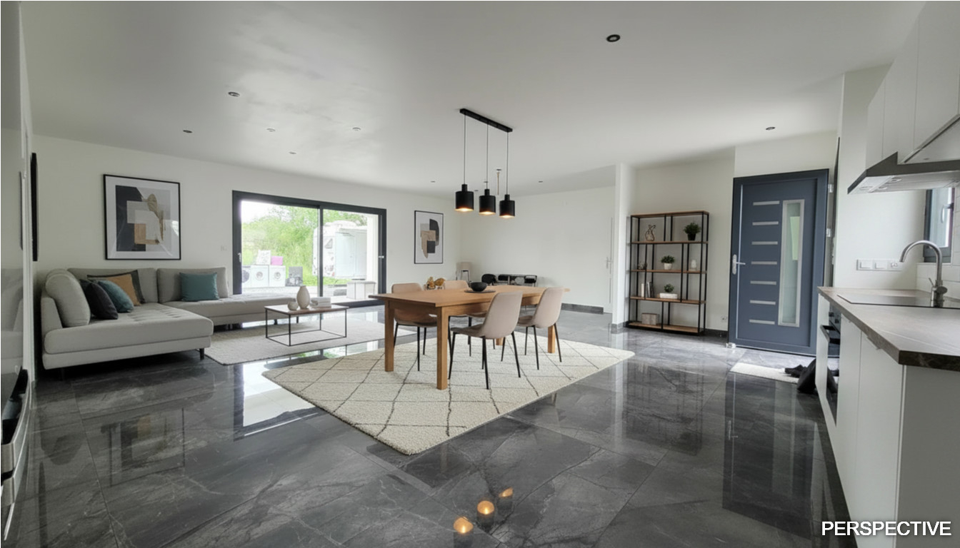 SAINT-MEDARD-DE-GUIZIERES Maison contemporaine avec double garage 3