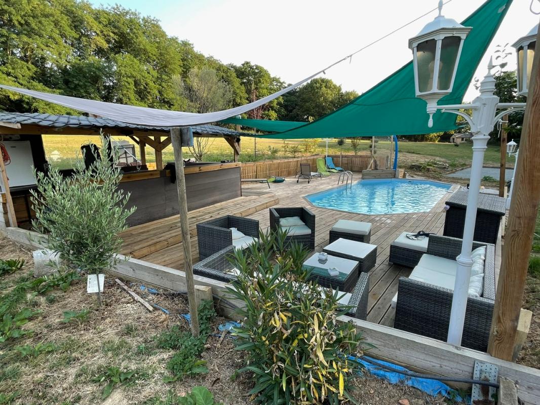 CHERRE Bien rare : demeure de caractère avec parc, piscine et maison de gardien 10