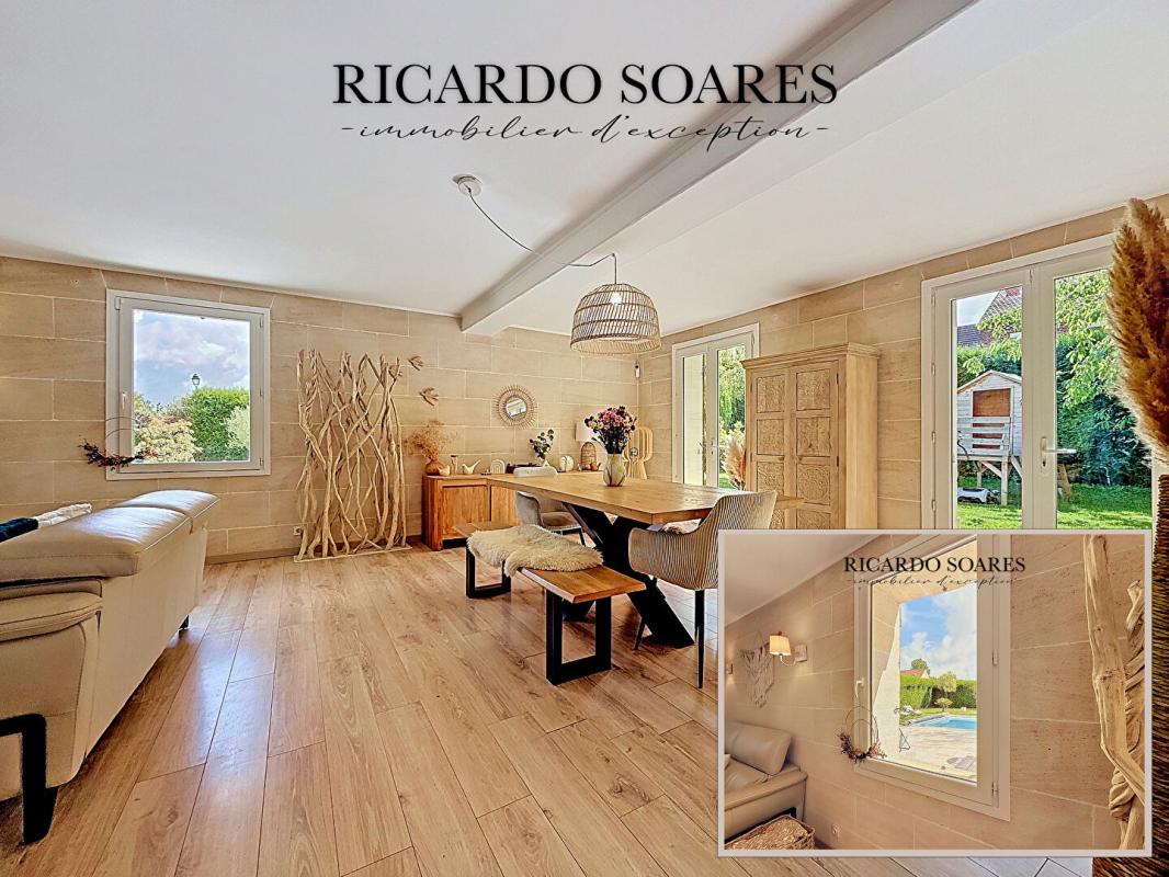 LE MEUX LE MEUX 60880 - VILLA DE CHARME 196m2 / 6 CHAMBRES / PISCINE / 3 GARAGES / TERRAIN 1400m2 4
