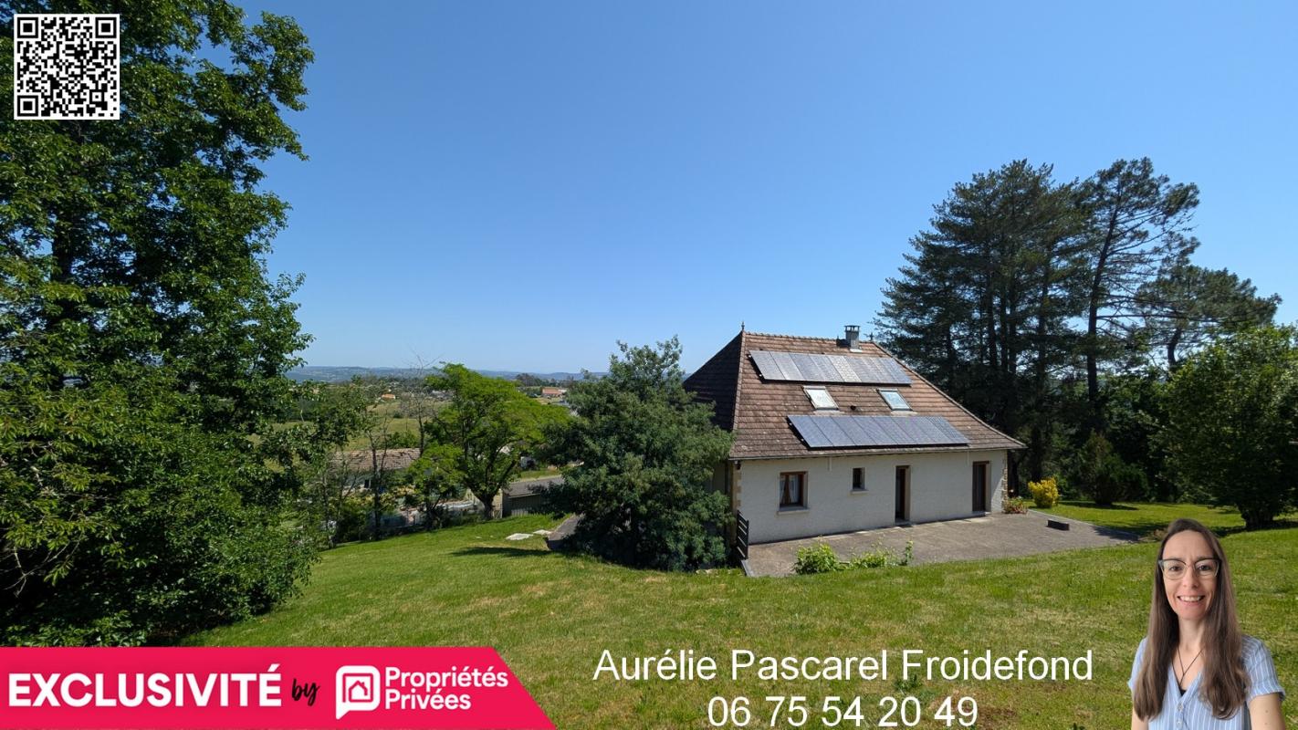 COSNAC 10 min de BRIVE, à COSNAC (19360) - MAISON FAMILIALE - 149 m² - 4 CHAMBRES + 1 bureau indépendant de plain pied - TERRAIN 2 600 m² - GARAGE 50m² - COMBLES 70m² - VUE DÉGAGÉE 1