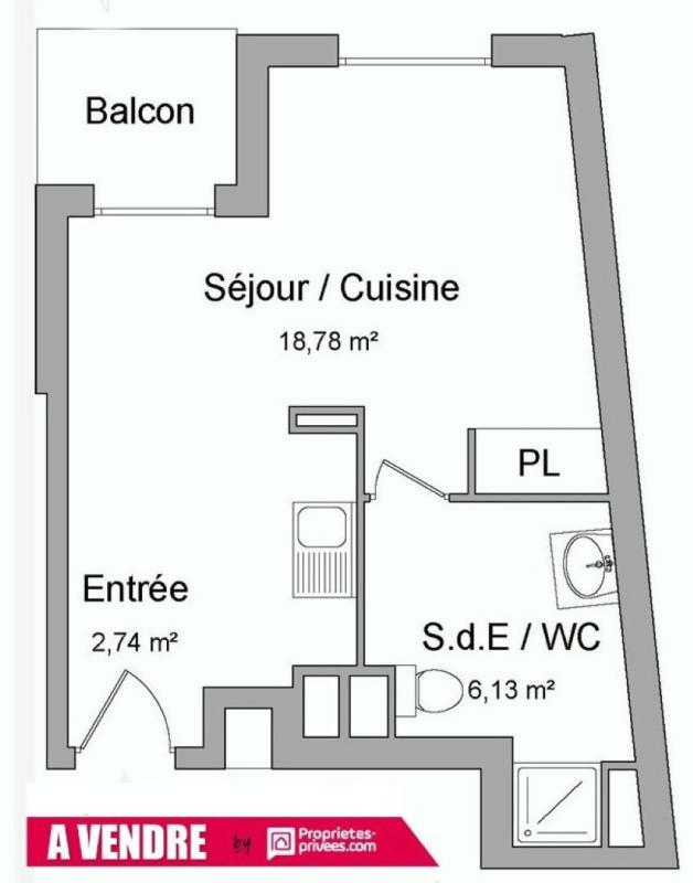 TOULON A Saisir - T1 récent avec extérieur - Toulon (83100) 6