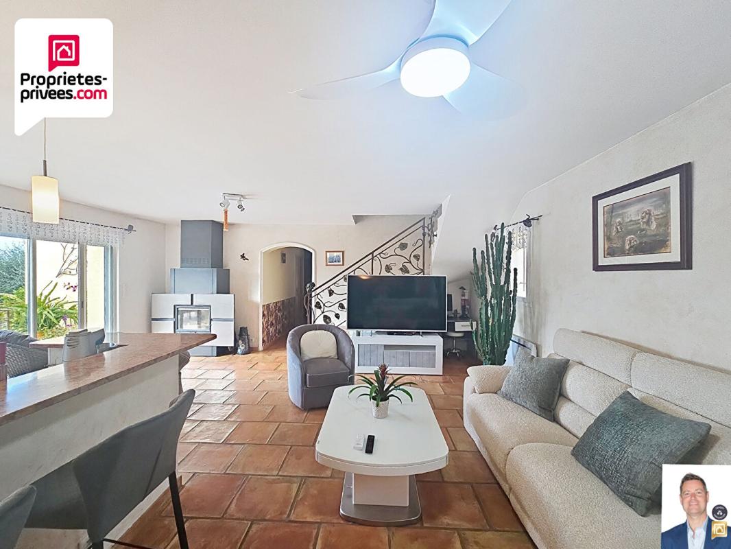 SAINT-CEZAIRE-SUR-SIAGNE GRANDE VILLA D'ENVIRON 161 M2 AVEC VUE DEGAGEE ET GRAND TERRAIN PAYSAGER DE 5050 M2 12