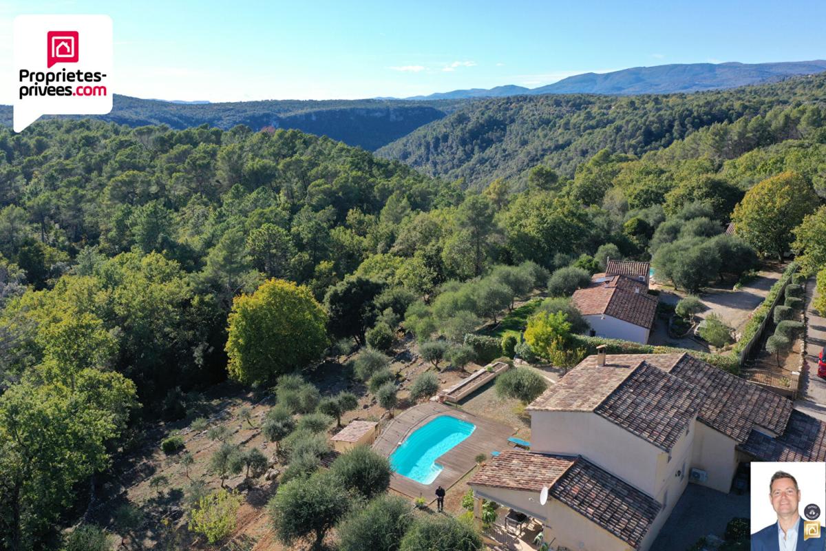 SAINT-CEZAIRE-SUR-SIAGNE GRANDE VILLA D'ENVIRON 161 M2 AVEC VUE DEGAGEE ET GRAND TERRAIN PAYSAGER DE 5050 M2 4