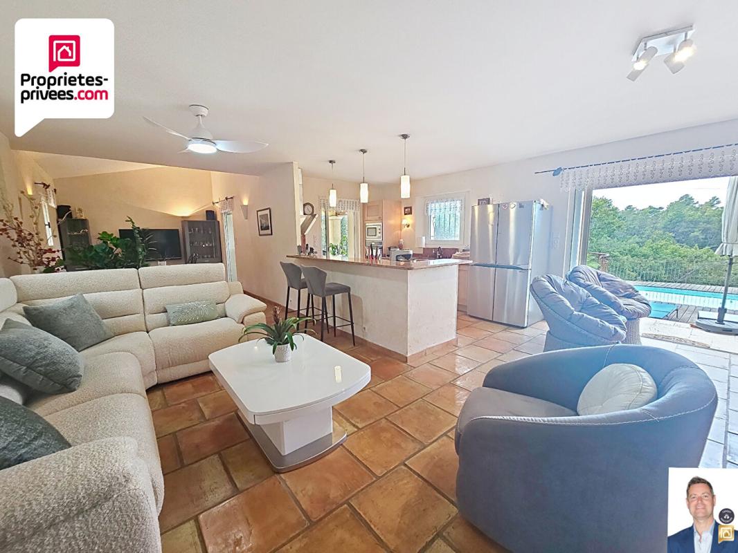 SAINT-CEZAIRE-SUR-SIAGNE GRANDE VILLA D'ENVIRON 161 M2 AVEC VUE DEGAGEE ET GRAND TERRAIN PAYSAGER DE 5050 M2 7