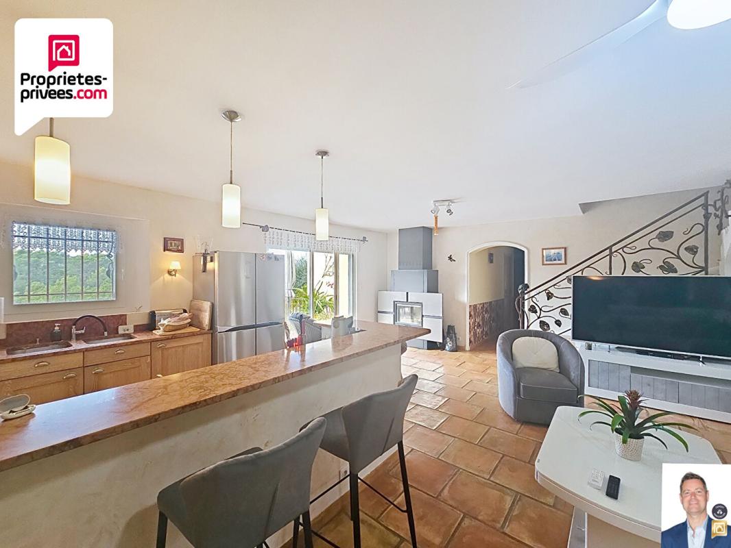 SAINT-CEZAIRE-SUR-SIAGNE GRANDE VILLA D'ENVIRON 161 M2 AVEC VUE DEGAGEE ET GRAND TERRAIN PAYSAGER DE 5050 M2 8
