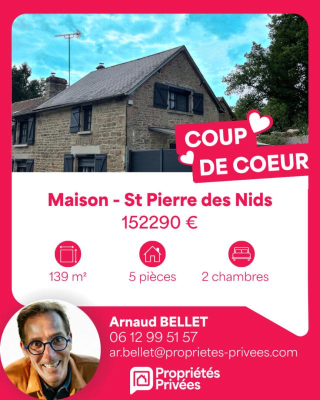 SAINT-PIERRE-DES-NIDS Maison de caractère en pierre ? 139 m² ? Saint-Pierre-des-Nids (53) 1