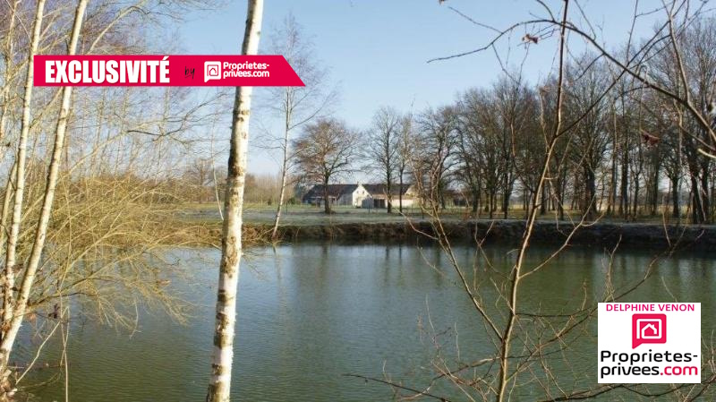 SIGLOY Exclusivité - Propriété avec beaucoup de cachet proche de Tigy ; Longère, Ecuries, piste d'entrainement, prés, bois et plan d'eau sur 20 hectares environ 14
