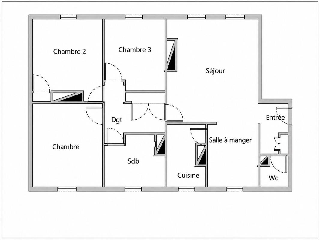 LISIEUX 14100 Lisieux Appartement 5 pièces rénové 185 000 Euros 10