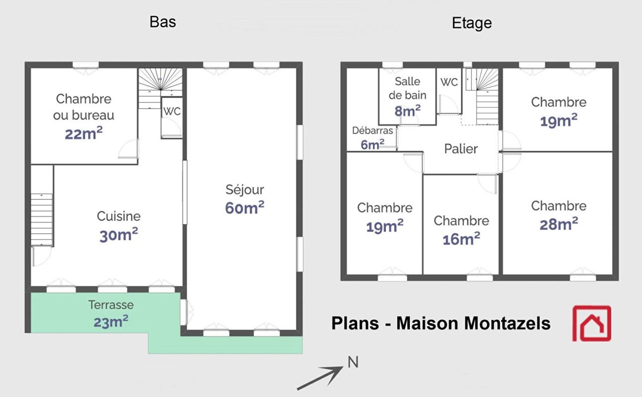 MONTAZELS Maison 7 pièces 215 M² avec Grand Garage 134m² près de Couiza 11190 15