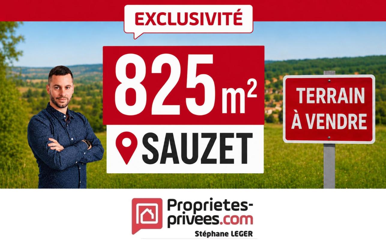 SAUZET Terrain Sauzet 825 m2 1