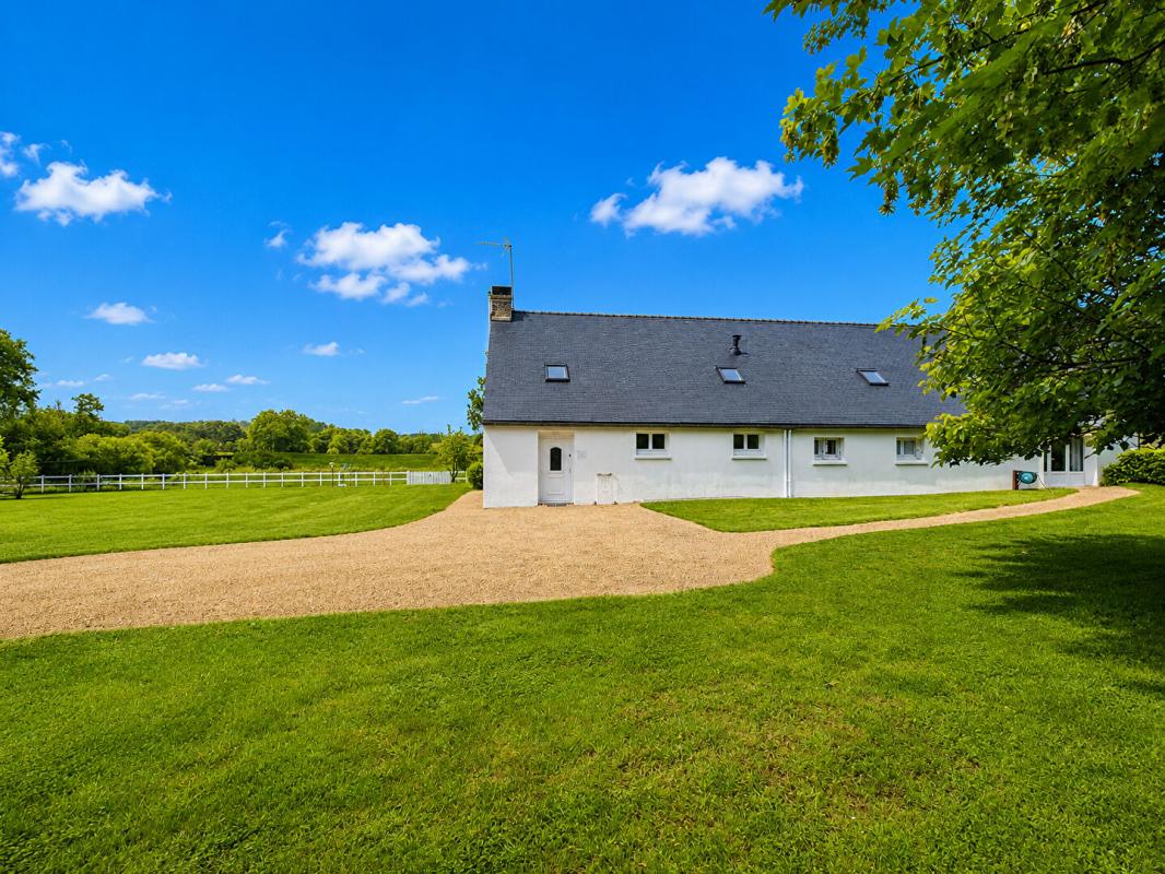 CAUDAN Magnifique propriété de charme de 186 m2 - Longère entièrement rénovée avec beaucoup de potentiel (150 m2 aménageable de plus) - 5200 m2 de terrain et 3,4 hectares disponibles et attenants 15