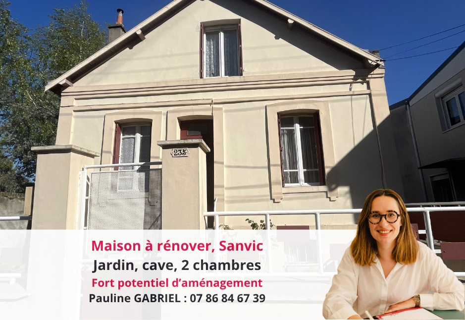 LE HAVRE Maison à rénover, Sanvic, 77 m2, 2 chambres, jardin 1