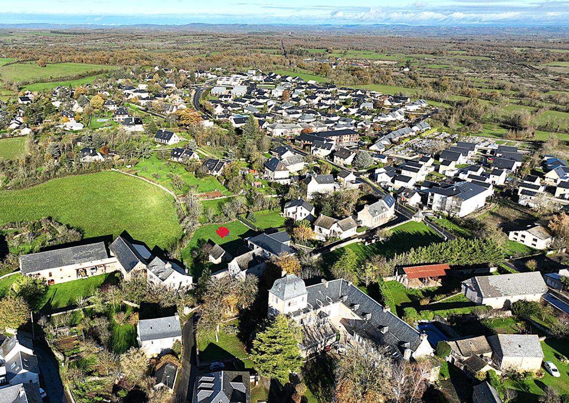 SEBAZAC-CONCOURES Rare terrain viabilisé de 855 m² vue nature, impasse calme, proche Rodez 1