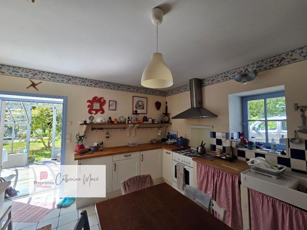 CLOHARS-CARNOET Finistère Sud, Clohars -Carnoët, longère de 125 m2,  6 pièces 6