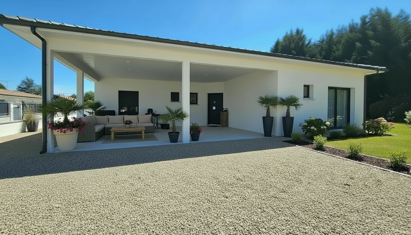 SAINT-SEURIN-SUR-L'ISLE Maison moderne proche commodités avec jardin et terrasse 1