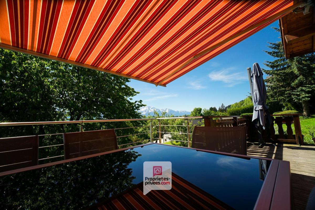 SAINT-HILAIRE Plateau des Petites Roches (38660) - Chalet T6 en madriers + studio + carport + jardin 4