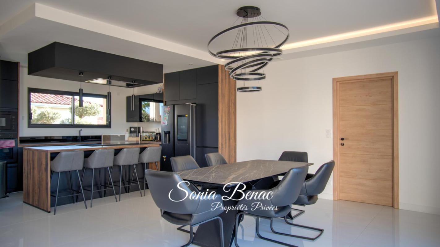 CARBONNE VILLA COMTEMPORAINE DE PLAIN PIED - T5 - PISCINE - POOL HOUSE - DOUBLE GARAGE - CARBONNE 13