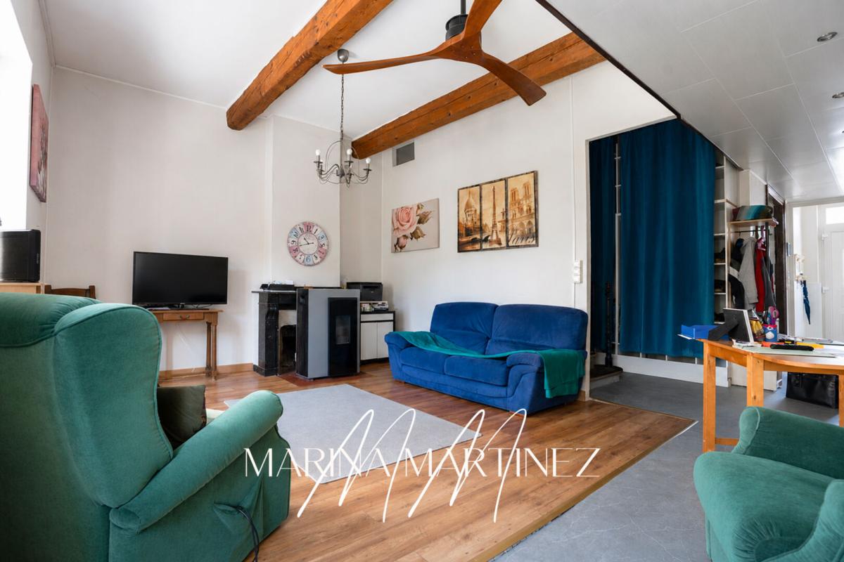 VILLEPINTE Maison de village de caractère de 120m2 avec jardin, garage et fort potentiel d'aménagement supplémentaire - Axe Carcassonne / Castelnaudary 1