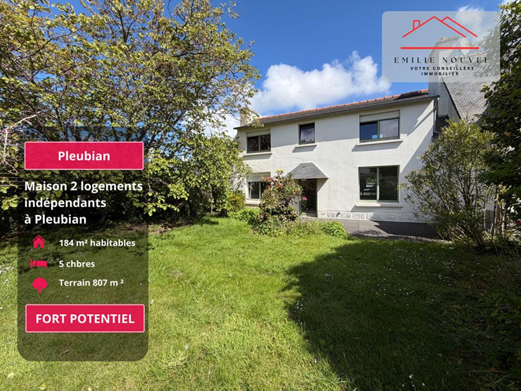 PLEUBIAN Maison rénovée avec 2 logements indépendants 1