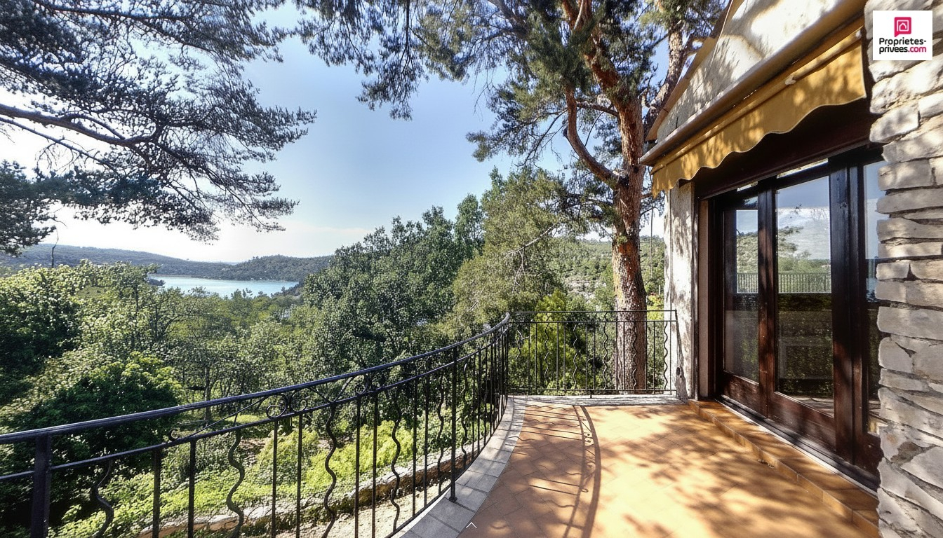 ESPARRON-DE-VERDON Vue sur le lac d'Esparron, 4 000 m² de terrain et accès privé au lac 6
