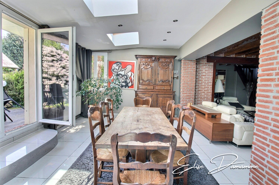 SAINT-JOUIN-BRUNEVAL Grande maison 5 chambres, piscine intérieure, salle de billard, jardin, garage double 4