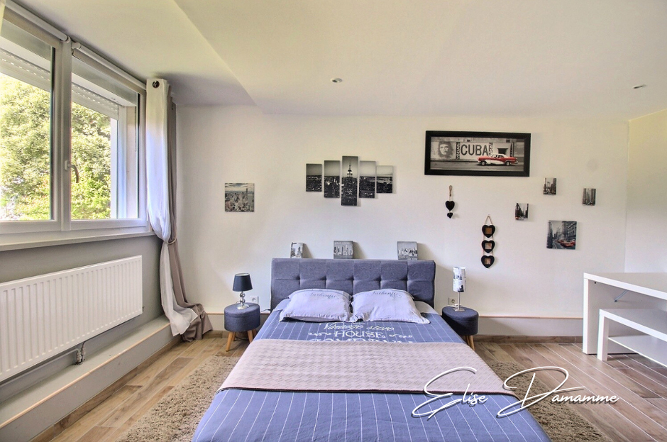 SAINT-JOUIN-BRUNEVAL Grande maison 5 chambres, piscine intérieure, salle de billard, jardin, garage double 8