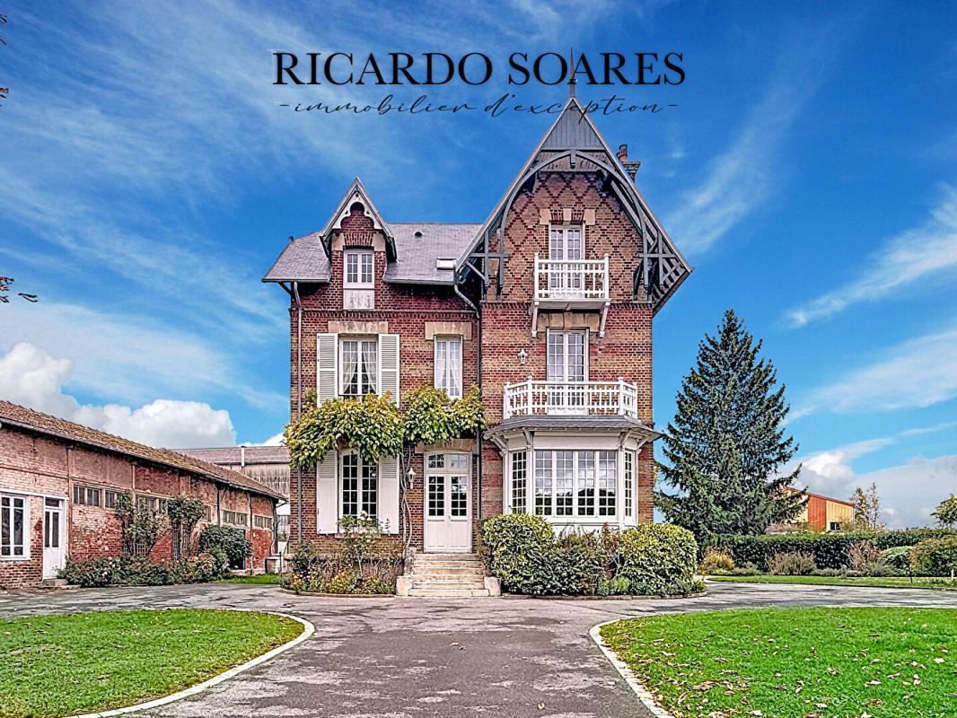 PONT-SAINTE-MAXENCE MAISON DE MAITRE 219m² AU BORD DE L'OISE / 6 CHAMBRES / GARAGE / TERRAIN 2865m² 1