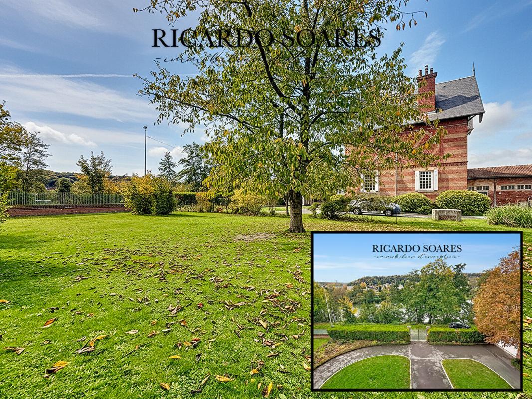 PONT-SAINTE-MAXENCE MAISON DE MAITRE 219m² AU BORD DE L'OISE / 6 CHAMBRES / GARAGE / TERRAIN 2865m² 15