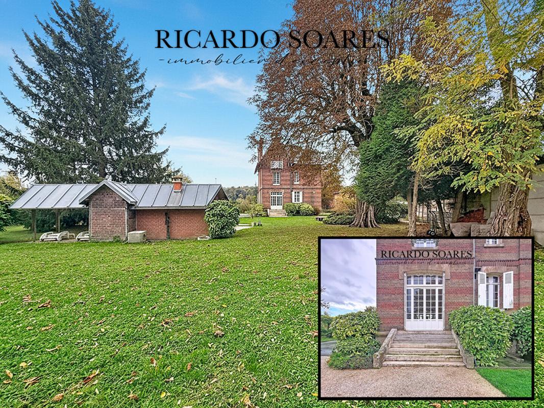PONT-SAINTE-MAXENCE MAISON DE MAITRE 219m² AU BORD DE L'OISE / 6 CHAMBRES / GARAGE / TERRAIN 2865m² 16