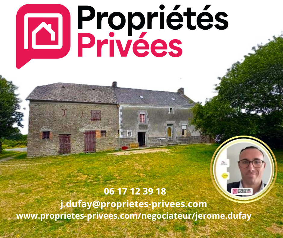 GRAZAY à vendre Fermette & bâtiments annexe secteur Grazay (53440) en Mayenne 53 Fort potentiel investissement, résidence principale ou Airbnb 1