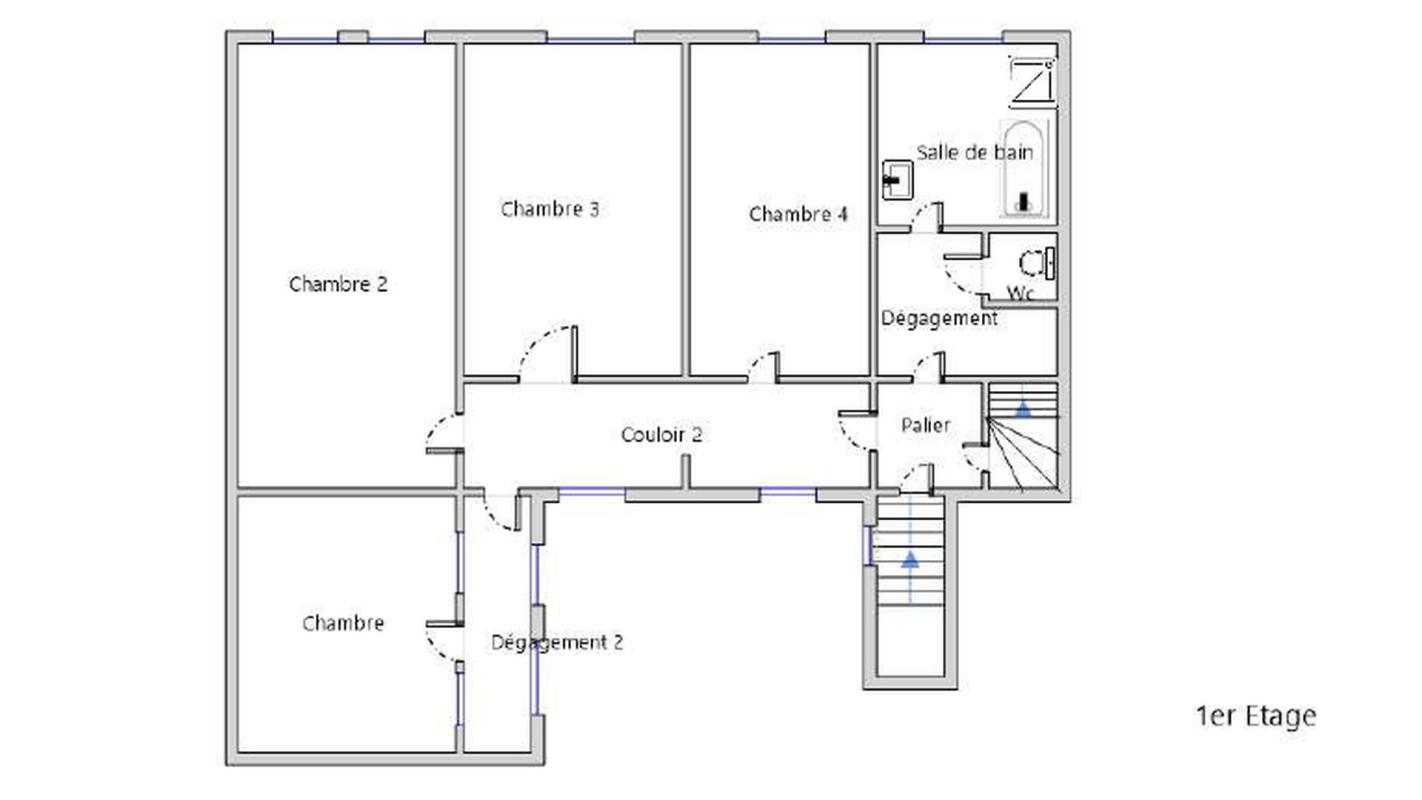 DREUX DREUX 28100 Maison en centre ville - 5 chambres - Garage - Dépendance - Grenier - Terrain - 275600 HAI 18