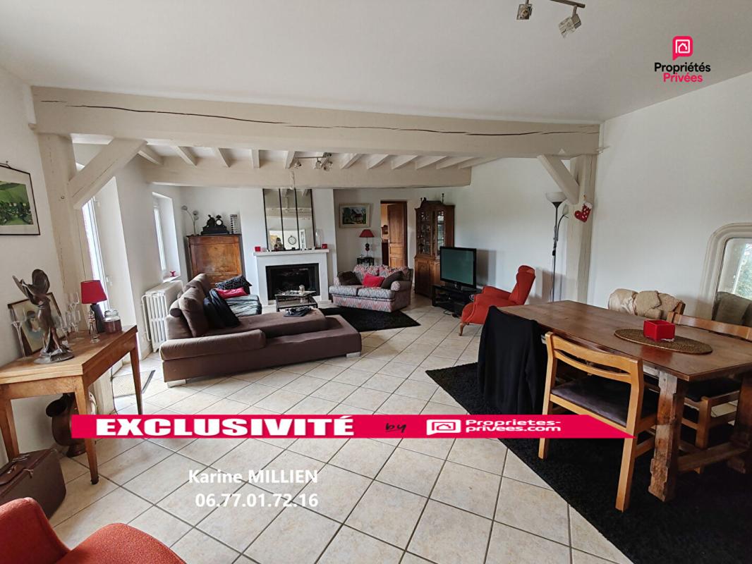 DAMPIERRE-SUR-AVRE DAMPIERRE SUR AVRE 28350 Maison individuelle de style longère rénovée - Plain-pied - 4 chambres - Dépendances - Terrain - 260 000 HAI 5