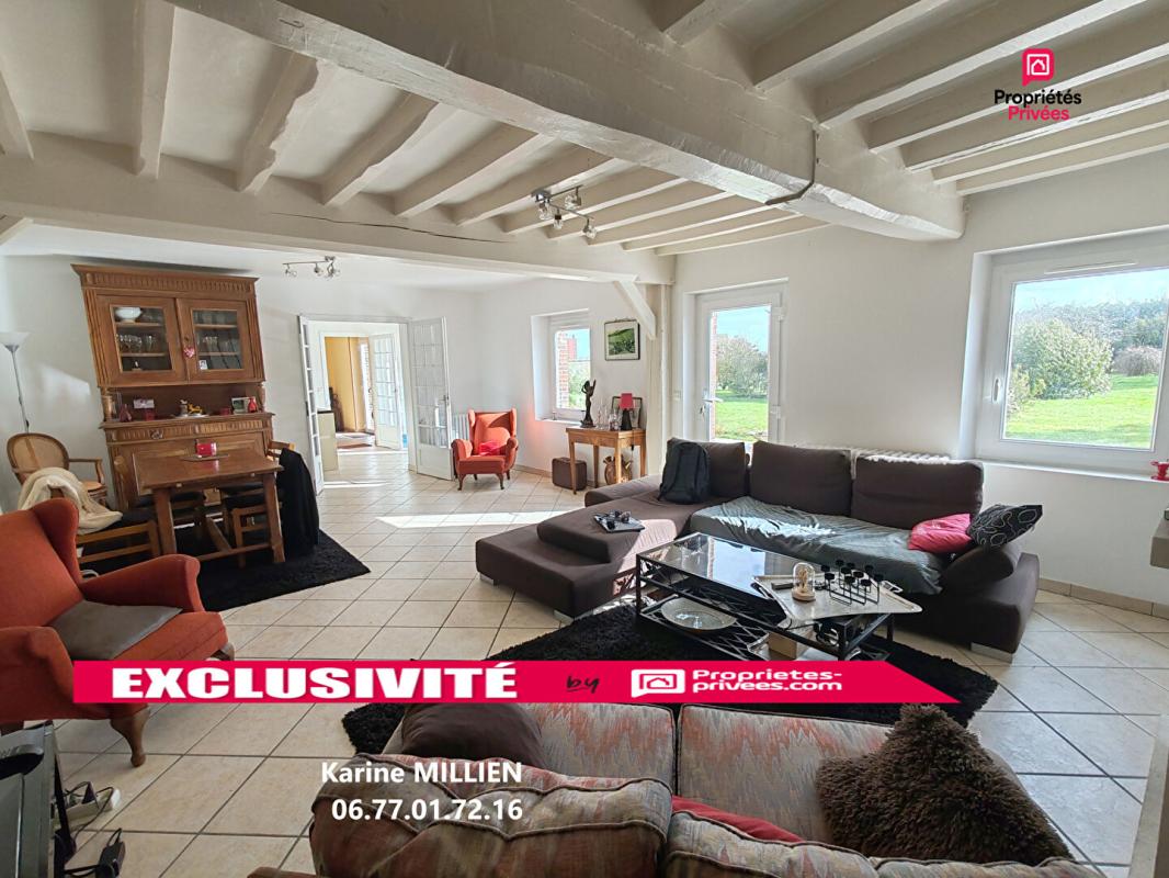 DAMPIERRE-SUR-AVRE DAMPIERRE SUR AVRE 28350 Maison individuelle de style longère rénovée - Plain-pied - 4 chambres - Dépendances - Terrain - 260 000 HAI 6