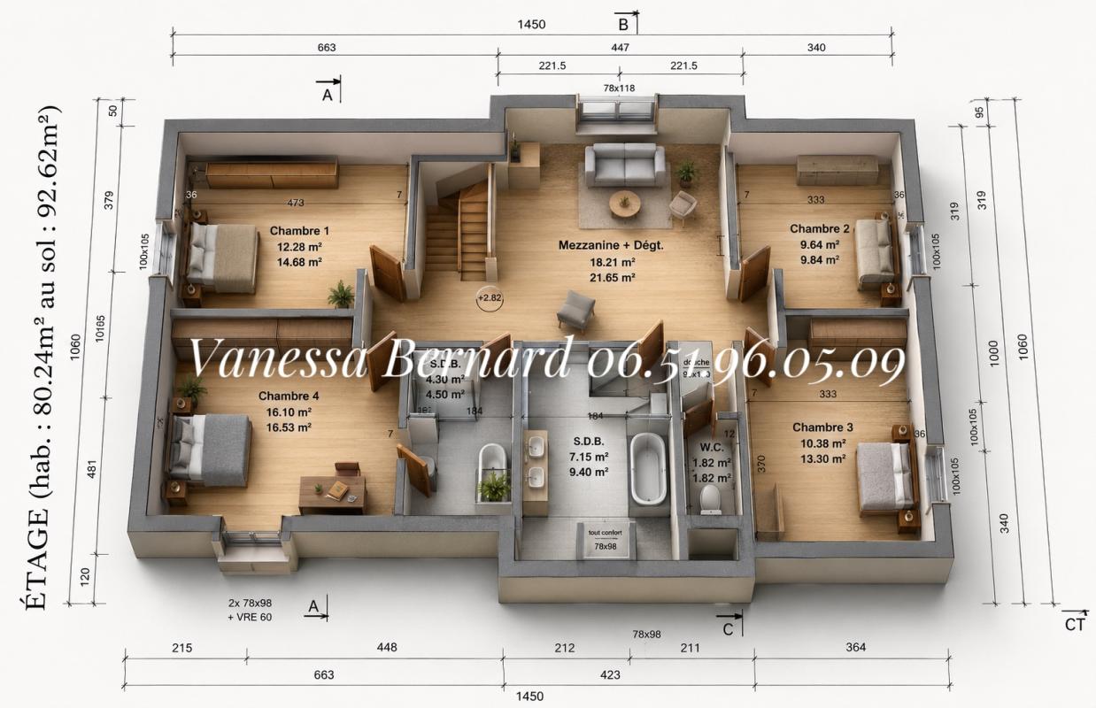 PONT-L'EVEQUE 14130 Maison de 175 m² 5 chambres proche Pt L'Evêque 609 000 Euros 10